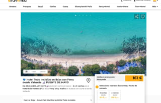 Ibiza Hotel con todo Incluido y Ferry desde 161€ Por persona