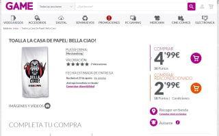 Toalla Bella Ciao! La Casa de Papel Microfibra por 4,99€