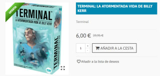 Juego de Mesa Terminal: La Atormentada Vida de Billy Kerr por 6€