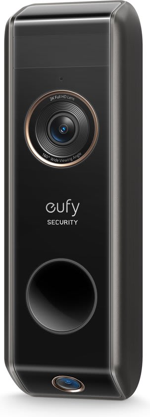 Eufy Video Doorbell Dual 2K (uitbreiding) - Deurbelcamera voor €119 bij Bol.com