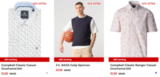 Tot 70% + 20% extra korting bij de outlet van Only for Men