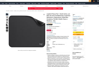 Logitech Mouse Pad Studio Series por solo 5,99€