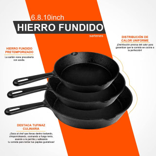 Juego de sartenes por $594.15 en Amazon