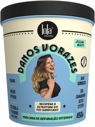 Máscara de Reparação Capilar da Lola Cosmetics Danos Vorazes de 450g - R$ 28,71