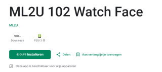 ML2U 102 Watch Face voor Android gratis