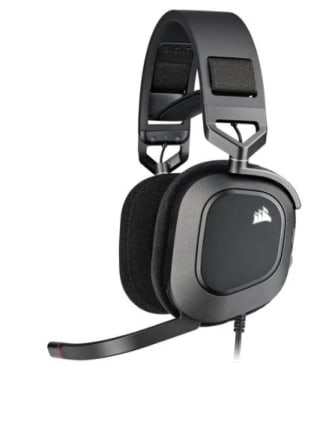 Auriculares gaming marcaCorsair HS80 RGB por 79,97€ (blanco o negro)
