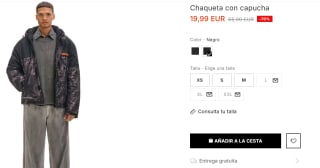 Chaqueta con capucha para Hombre por 19.99€
