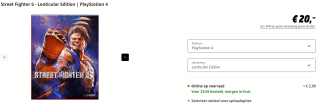 Street Fighter 6 Capcom Street Fighter 6 Lenticulaire Editie voor €20 bij de Mediamarkt