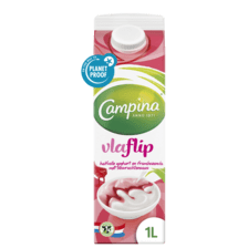 1+2 gratis op Campina vlaflip, zacht & luchtig of slagroom vla bij Poiesz-supermarkten