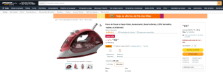 Ferro de Passar a Vapor da Oster, modelo Aeroceramic - R$ 85,90