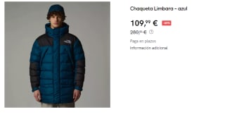 Chaqueta con aislamiento térmico Ternua Limbara para hombre por 109.99€