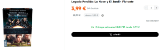 Juego de Mesa Legado Perdido: La Nave y El Jardin Flotante por 3.99€