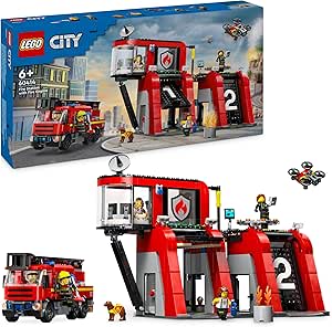 Lego City Brandweerkazerne en brandweerauto 60414 voor €44,50