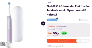 Oral-B iO 4S Lavender Elektrische Tandenborstel voor €55 bij Ibood