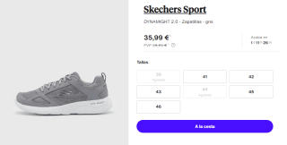 Zapatillas de Hombre Skechers Sport DYNAMIGHT 2.0 por 35.99€