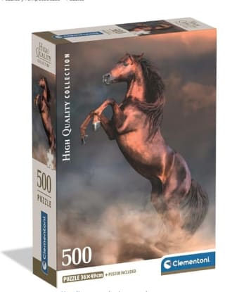 Puzzle marca Clementoni 500 Piezas Collection Wild Red Stallion 35595 por 5,99€