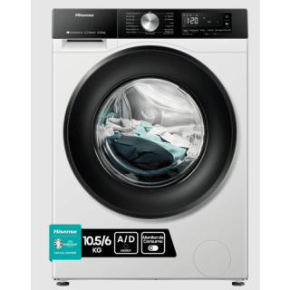 Lavadora Secadora Libre Instalación Hisense WD3S1043BW3, 10,5/6Kg, 1400 RPM por 434,84€