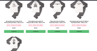 -5€ descuento en pijamas Dc