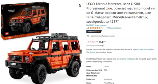 Lego Technic Mercedes-Benz G 500 Professional (42177) voor €184,90 bij Amazon