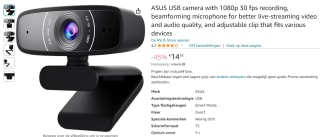 ASUS C3 webcam voor €14,95 bij Amazon