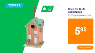 Bites for Birds vogelhuisje voor €5,95 bij Action