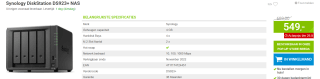 Synology DiskStation DS923+ NAS voor €549 bij Megekko