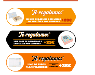 Recopilación de regalos por compra en Mr Wonderful