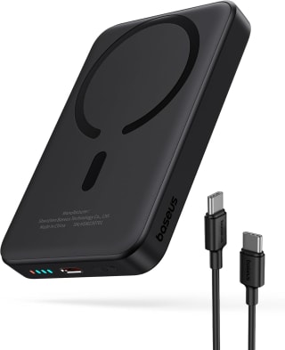 Baseus Magsafe Powerbank, 10000 mAh, draadloze powerbank voor €25,80 bij Amazon