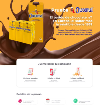 Reembolso de 1,50€ en batidos Chocomel