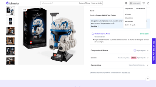 LEGO Casco del Capitán Rex por 41,73€