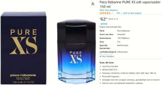 Paco Rabanne Pure XS Eau de Toilette 150 ml voor €62,87 bij Amazon