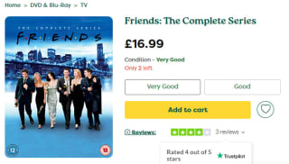 Receive Friends: the complete series DVD from Wob for £3.82
