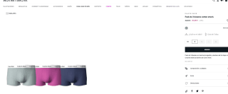 Pack 3 boxers Calvin Klein por solo 21,45€