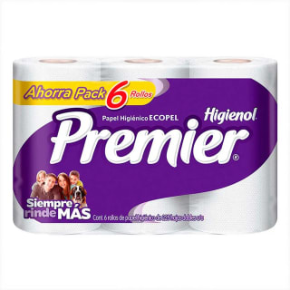 Papel Higiénico Premier 6 Rollos por $27 en OXXO