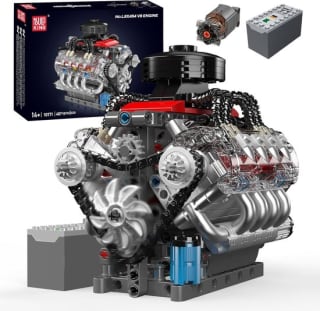 Mould King - Technic Chevy V8 formule 1 motor voor €27,03 dmv code bij Aliexpress