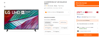 Ofertas Flash hasta 45% Televisores precios mínimos