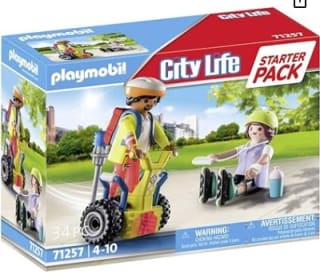 Set Playmobil Starter Pack Rescate con Balance Racer 71257 por 5,18€