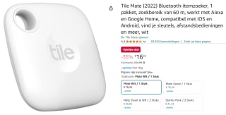 Tile Mate (2022) - Bluetooth Tracker voor €16,24 bij Amazon
