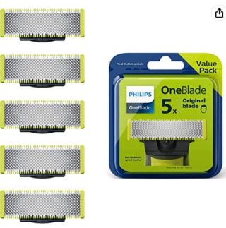 Oneblade vervangende mesjes 5 stuks voor €39,99 bij Amazon.nl