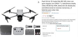 DJI Air 3S Fly More Combo + RC-N3 Remote Controller voor €1.156,13 bij Amazon
