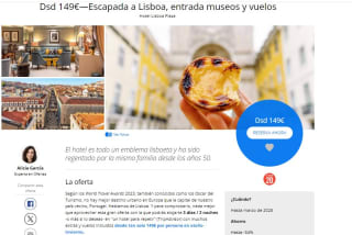 Escapada 3 días a Lisboa, entrada museos y vuelos desde 149€