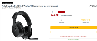 Turtle Beach® Stealth™ 600 – Zwart - Draadloze gamingheadset voor €69,90 bij Alternate