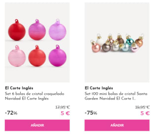 Artículos de Navidad como bolas, adornos, figuras y mas cositas desde 3€