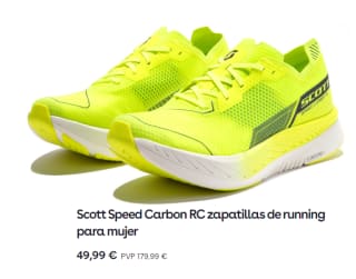 Zapatillas de running para mujer Scott Speed Carbon RC por 49.99€