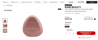 Sephora Crema Rare Beauty 53ml por $247