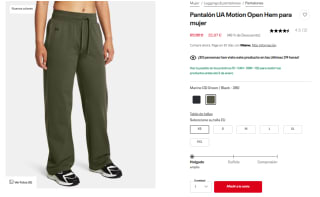 Pantalón UA Motion Open Hem mujer por 32,97€
