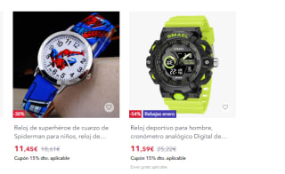 Relojes desde 1,99€ en Miravia