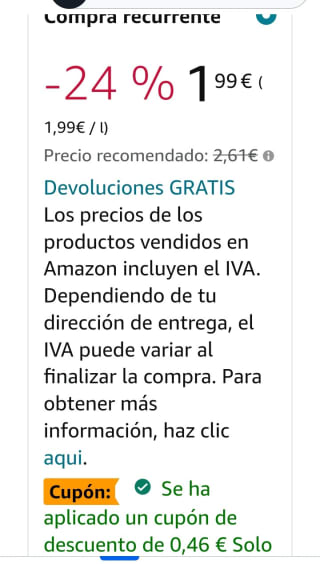 Asevi Friegasuelos Cítricos 1L por 1,53€.