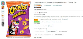 Cheetos Pandilla Producto de Aperitivo Frito 75g por 1,14€