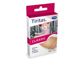 Caja con 10 apósitos para heridas TIRITAS por 1,39€